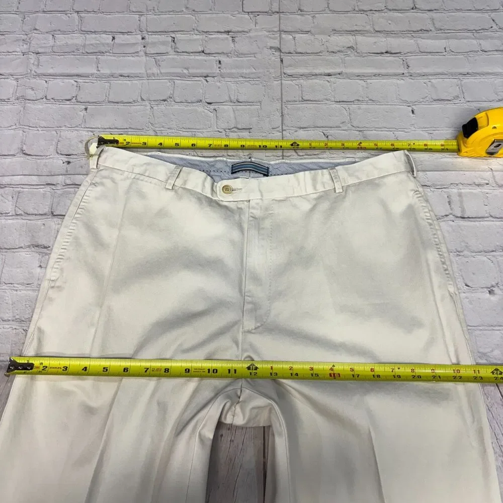 NWT Peter Millar Men Flat Front Chino Pants Size 38x36 Antique Wash D119 -18